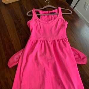 Cynthia Rowley Hot Pink Pockets Dress